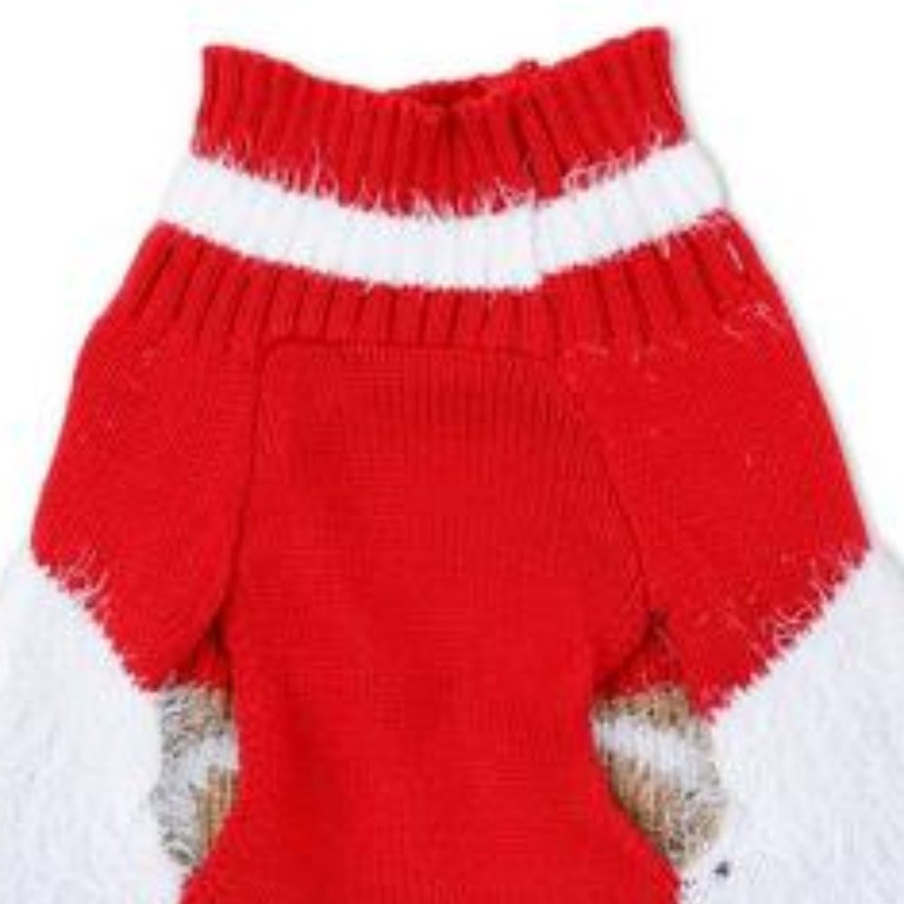 Christmas Santa Claus Pet 💥Sweater Christmas Santa  Pet Sweater 🆕NWT! - Picture 4 of 11